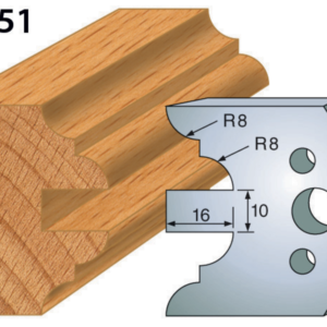 JEU DE 2 FERS PROFILES ACIER HT.50MM N°251