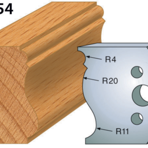 JEU DE 2 FERS PROFILES ACIER HT.50MM N°254