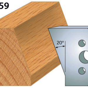 JEU DE 2 FERS PROFILES ACIER HT.50MM N°259