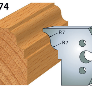 JEU DE 2 FERS PROFILES ACIER HT.50MM N°274