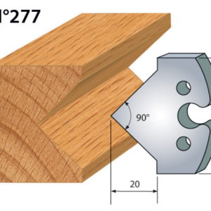 JEU DE 2 FERS PROFILES ACIER HT.50MM N°277