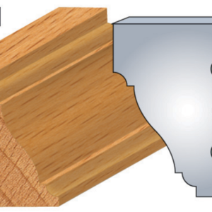 JEU DE 2 FERS PROFILES ACIER HT.50MM N°281