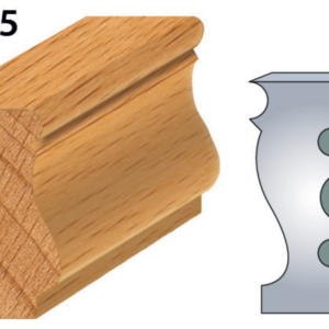 JEU DE 2 FERS PROFILES ACIER HT.50MM N°285