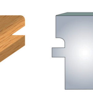 JEU DE 2 FERS PROFILES ACIER HT.50MM N°304
