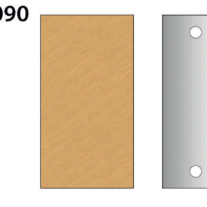 JEU DE 2 FERS PROFILES N°090 POUR P.O. HT.90MM