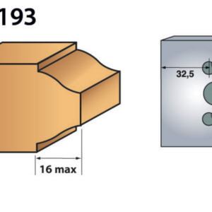 JEU DE 2 FERS BRUTS A PROFILER N° 193 - 800.193 - LEMAN