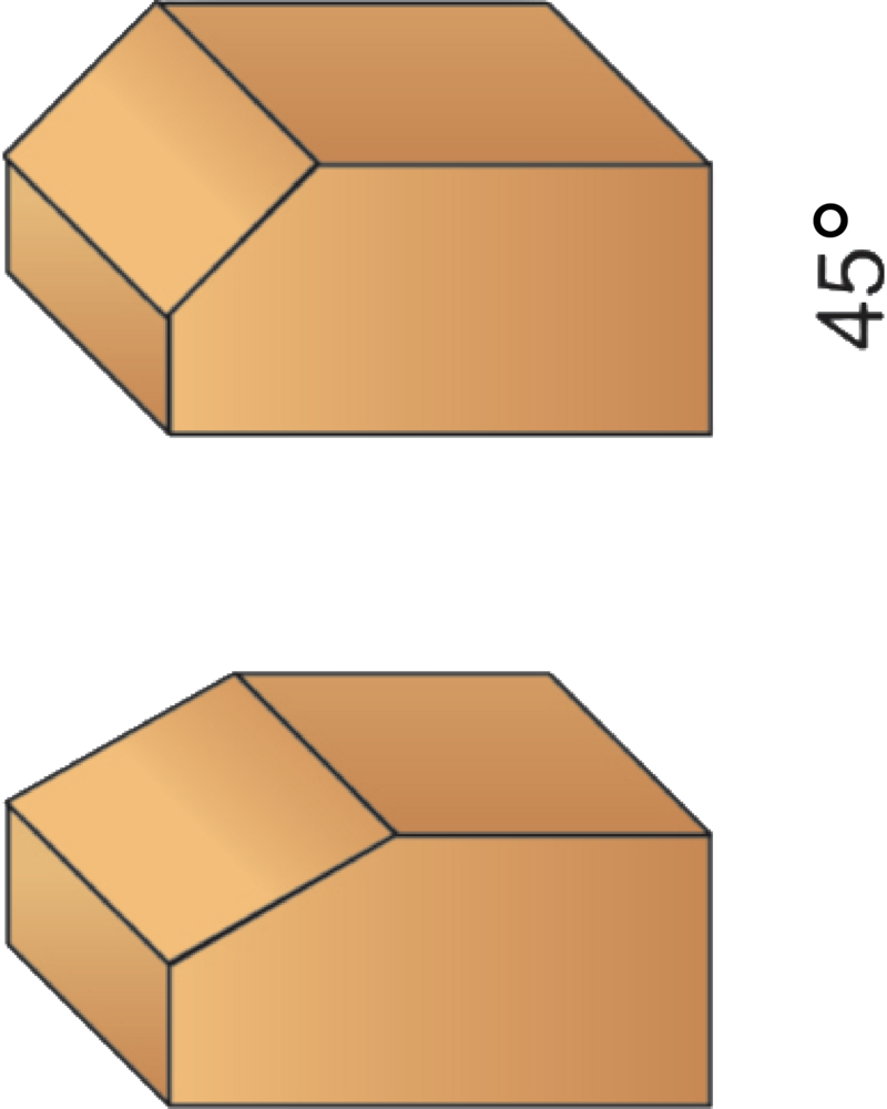 MECHE AFFLEUR. 2 PLAQUETTES CHANFREIN 45° D29 Q8 HM - 818.745.00 - LEMAN – Image 6