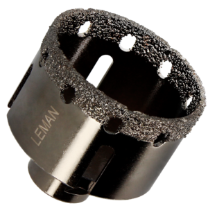 TREPAN DIAMANTE M14 GRES CERAME Ø65 - 66.065 - LEMAN