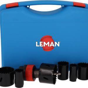 COFFRET DE 6 TREPANS D22-29-35-44-51-68 M42 + PLUG - 5806PLUG - LEMAN