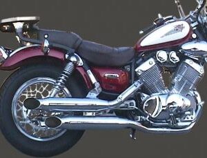 Pot XV 535 VIRAGO Ligne Complète Custom Silencieux Chromé Non Homologuée