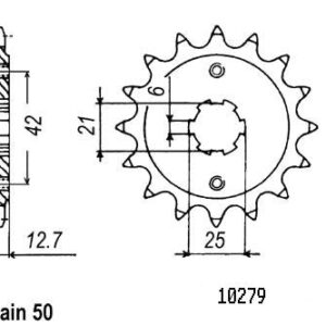 Pignon Cb 750 Four 71-78 - 530 - 18 Dents - Similaire JTF288
