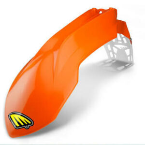 Garde Boue Avant KTM - Orange / Blanc