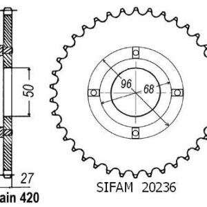 Couronne St 70 Dax 1978-1981 Cy 80 - 420 - 38 Dents - Similaire JTR256