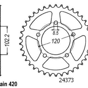 Couronne Rs 50 1999 - 420 - 47 Dents - Similaire JTR23