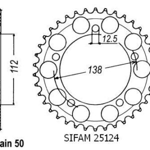 Couronne Cbr 1100 Xx 1997-1999 - 530 - 45 Dents - Similaire JTR302