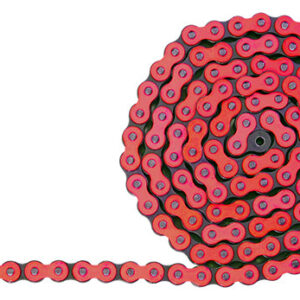 Chaine 420 - 132 maillons - Hyper Renforcée Sans Joints Toriques - Rouge