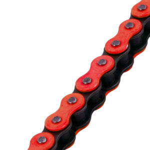 Chaine 428 - 136 maillons - Hyper Renforcée Sans Joints Toriques - Rouge