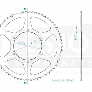 Couronne ESJOT 65 Dents