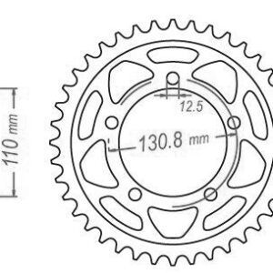 Couronne Acier BMW - 525 - 45 Dents - Similaire JTR7 - Made in Germany
