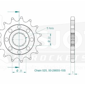 Pignon Esjot Lightweight - Kawasaki H2