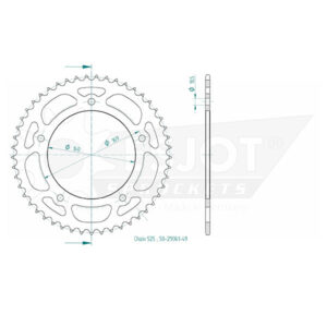 Esjot - couronne - 525 - 49 dents