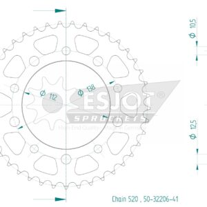 Couronne Esjot 41 dents