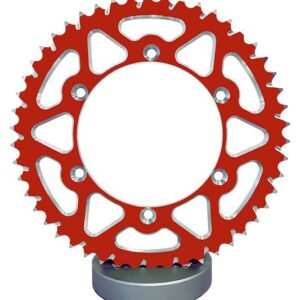 Couronne Alu TT Rouge - 520 - 48 Dents - Made in Germany