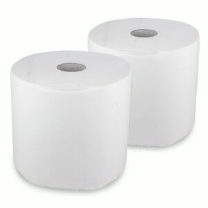 Rouleau d'Essuie Tout Micro Gaufré 2 Plis - Blanc(Sachet de 2pcs)