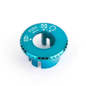 Capuchon de Contacteur à Clé Bleu Adaptable Booster