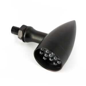 Paire de clignotants LED rond - noir