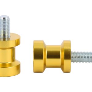 Diabolo Alu Or Pas Ø10mm x1.25 Anodisés Or Ø27mm Longueur 31mm