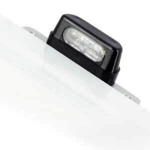 Eclairage de Plaque 4 LED - Noir - Homologué CE