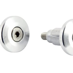 Embouts de guidon plats Ø 13 et 17 anodisés aluminium