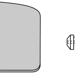 Plaquette de frein Semi-Métal Eco-Friction Route - R90