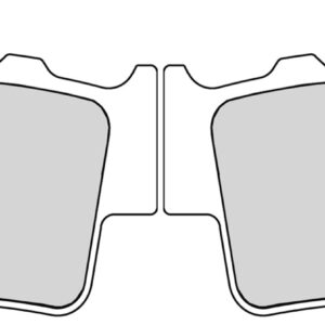 Plaquette de frein Semi-Métal Eco-Friction Route - R90