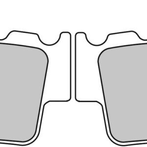 Plaquette de frein Semi-Métal Eco-Friction Route - R90