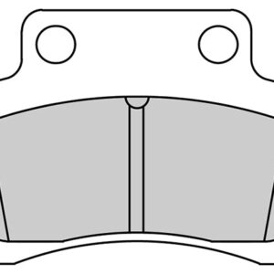 Plaquette de frein Semi-Métal Eco-Friction Route - R90
