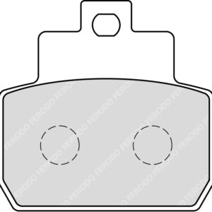 Plaquette de frein Semi-Métal Eco-Friction Route - R90