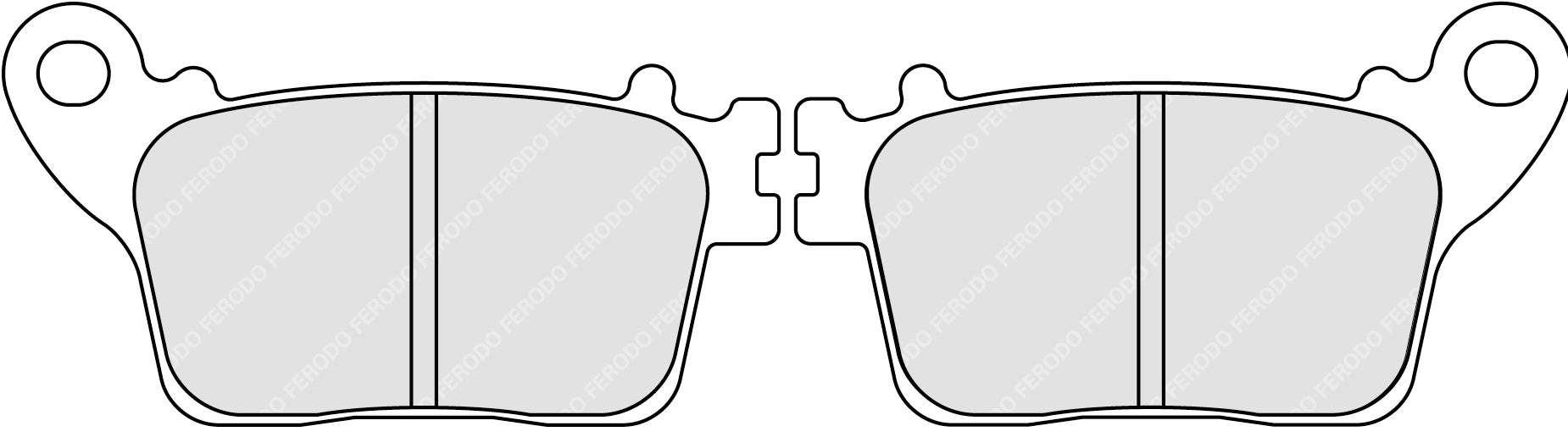 Plaquette de frein Métal Fritté Sinter Grip Road - R90