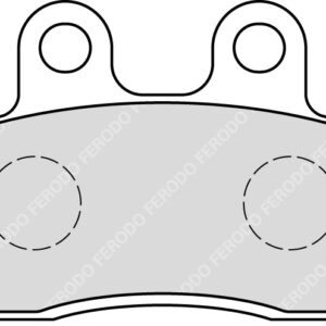 Plaquette de frein Semi-Métal Eco-Friction Route - R90