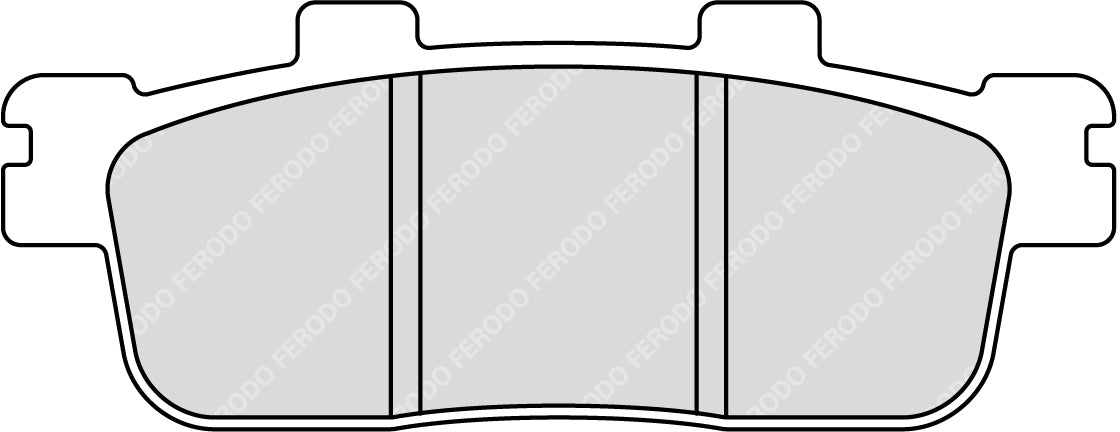 Plaquette de frein Semi-Métal Eco-Friction Route - R90