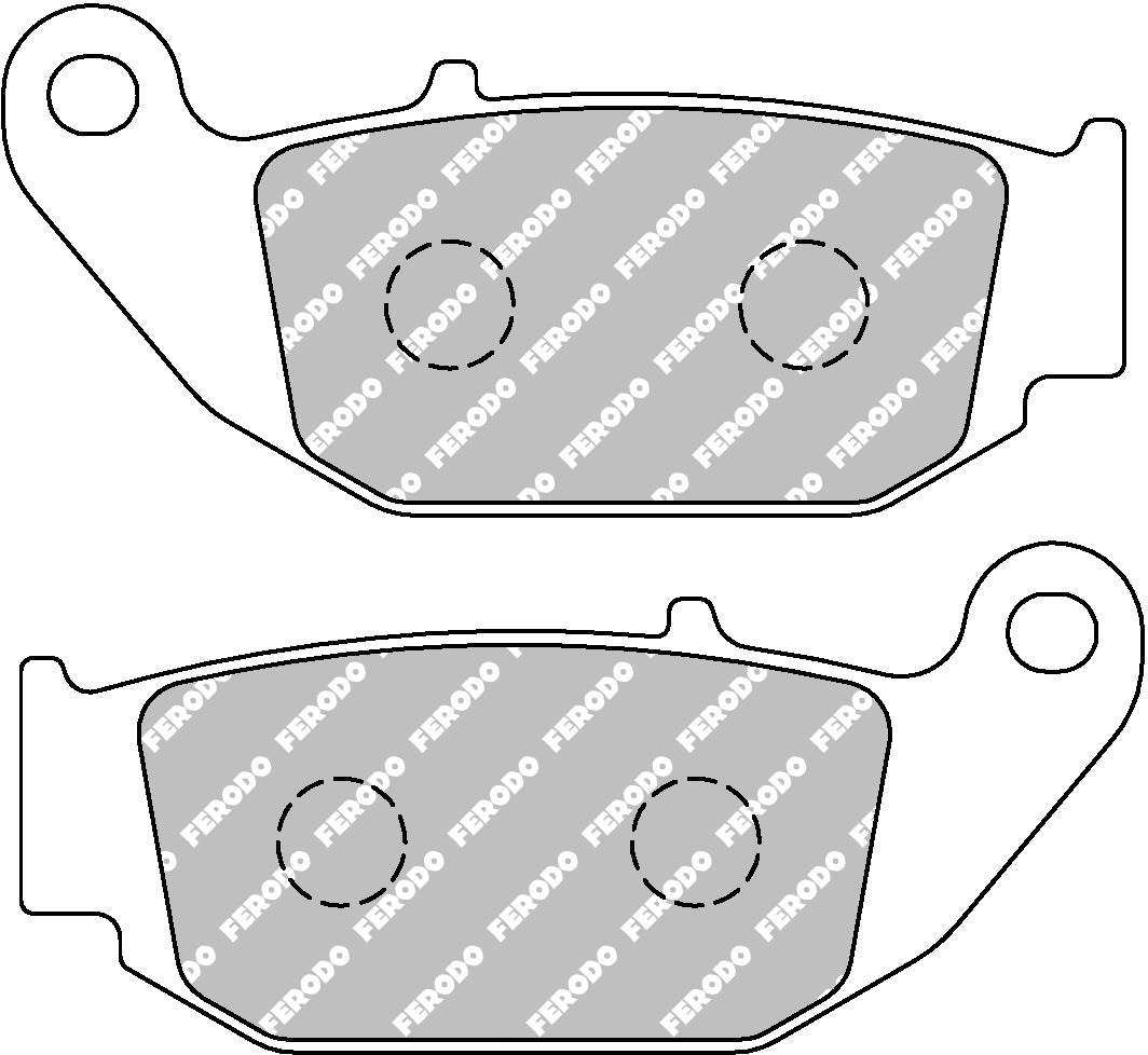 Plaquette de frein Semi-Métal Eco-Friction Route - R90