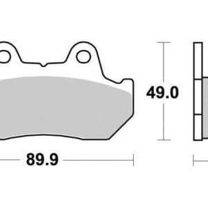 Plaquette de frein FERODO Métal Fritté Sinter Grip Road - R90