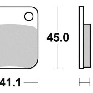Plaquette de frein Métal Fritté Sinter Grip Off Road - R90