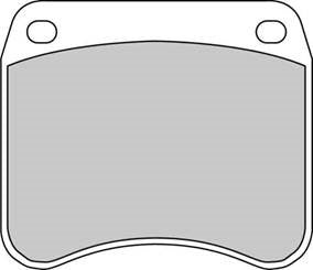 Plaquette de frein Semi-Métal Platinum Route/Off Road - R90