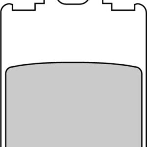 Plaquette de frein Semi-Métal Eco-Friction Route - R90