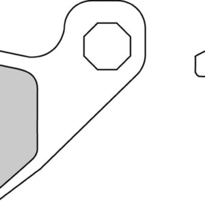 Plaquette de frein Semi-Métal Platinum Route/Off Road - R90