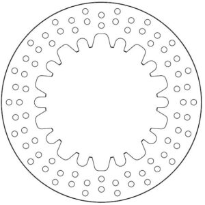 Disque de frein fixe pour BMW série R - HOMOLOGUE TÜV - Ø260x158x145 NbTrou10xØ13.8