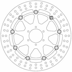 Disque de Frein Flottant Honda Hornet - Homologué TÜV