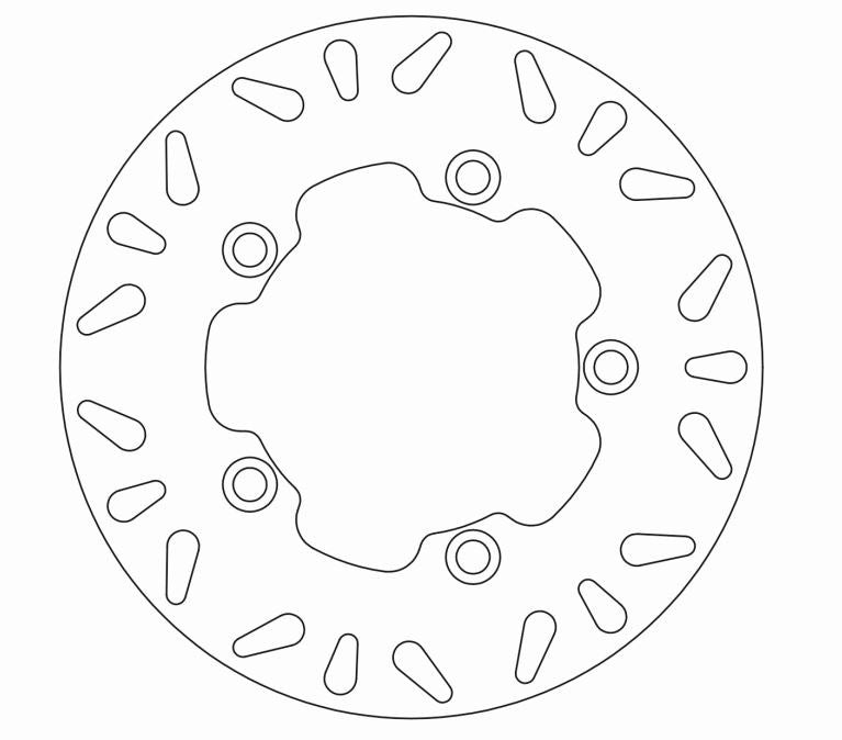 Disque de Frein Fixe YAMAHA - Homologué TÜV
